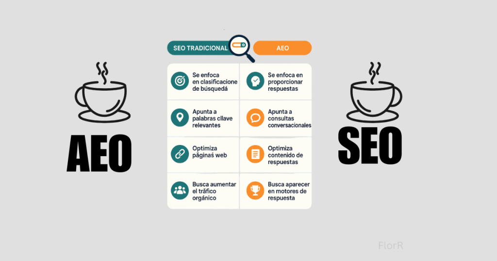 ¿Cuáles son las diferencias clave entre las estrategias tradicionales de SEO y AEO? ¿Cuáles son las diferencias clave entre las estrategias tradicionales de SEO y AEO?