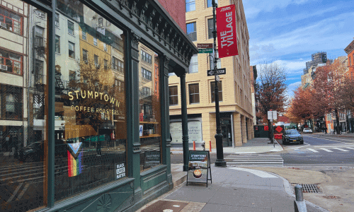 Hungry Ghost Coffee Bleecker Street | West Village Café 38 Stumptown Coffee Shop outside views Greenwich Village 1 1 1 1