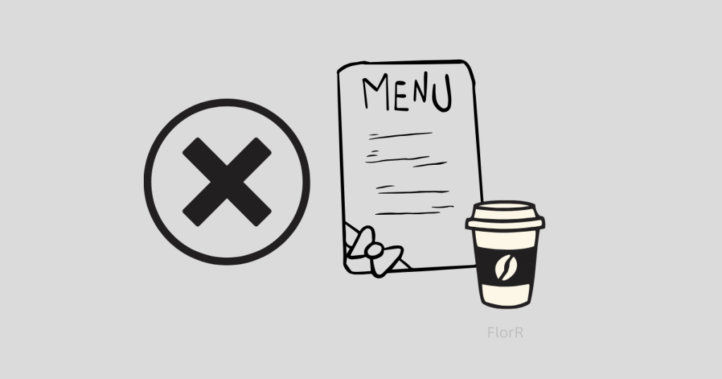 ¿Qué errores comunes en el diseño de menús de cafeterías deberías evitar?