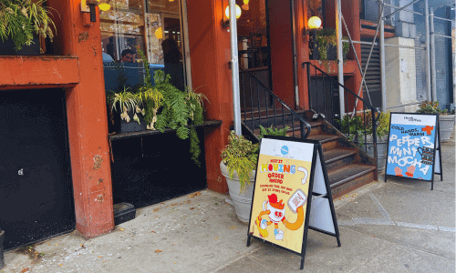 Think Coffee Front door outside Greenwich Village 1 1 1 1