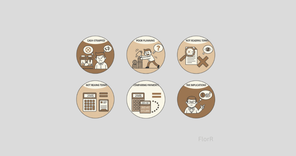 Common Mistakes When Deciding to Buy or Lease Common Mistakes When Deciding to Buy or Lease