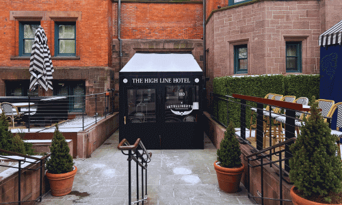 Intelligentsia Coffee Chelsea – Best Coffee NYC | FlorR 4 Entrance of Intelligentsia Coffee Chelsea at The High Line Hotel in Chelsea Manhattan NYC