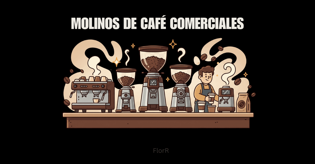 Los mejores molinos de café comerciales para pequeñas cafeterías
