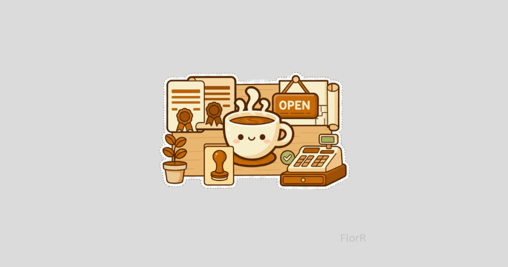  permits to open a coffee shop