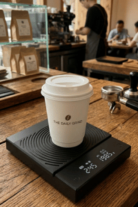 TIMEMORE Basic 2.0 digital coffee scale with timer for espresso and pour over brewing